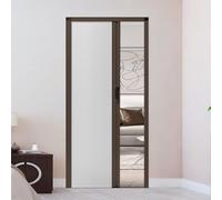 Accordion Doors for Interior, Invisible Sliding Door Kit, Customizable 95×200cm for Kitchens, Showers, and Wardrobes, Space-Saving Design