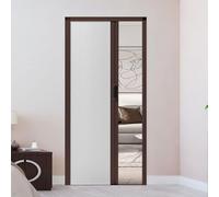Accordion Doors for Interior, Invisible Sliding Door Kit, Customizable 95×200cm for Kitchens, Showers, and Wardrobes, Space-Saving Design