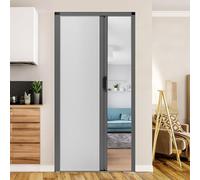 Accordion Doors for Interior, Invisible Sliding Door Kit, Customizable 95×200cm for Kitchens, Showers, and Wardrobes, Space-Saving Design