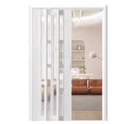 Accordion Doors Interior - Aluminum and Acrylic Retractable Screen Gate, Folding Room Divider Partition
