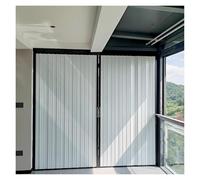 Accordion Doors Interior Folding Door, White Retractable Accordion Door Fit Openings from 30 Inch to 80" Tall, for Closet Bathroom Doorways Bookshelf Barn Door Kitchen((63inx80in) 160x203.2cm)