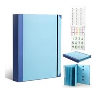 Accordion Expanding File Organizer, Multi-Pocket Document Organizer for Documents, Contracts, and Receipts, Portable File Storage for Office and Travel Use