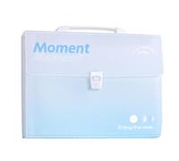 Accordion File Organizer, 12inch Accordion Folder for School, Large Capacity Bill Paper Holder Desk Accessories for Business Home Classroom, and Storage, Durable and Portable
