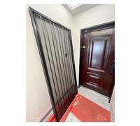Accordion Folding Door for Interior Spaces, Bifold Sliding Screen Door for Laundry Room, Living Room, Balcony, Restaurants, Terrace