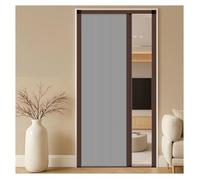 Accordion Folding Door, Honeycomb Blackout Room Divider Door | Low-track Build, Stain-resistant Fabric, Thermal-sound Insulation, For Doorway/closet(Gray,48x90in (1219x2286mm))