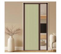 Accordion Folding Door, Honeycomb Blackout Room Divider Door | Low-track Build, Stain-resistant Fabric, Thermal-sound Insulation, For Doorway/closet(Yellow,48x85in (1219x2159mm))