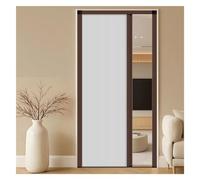 Accordion Folding Door, Honeycomb Blackout Room Divider Door | Low-track Build, Stain-resistant Fabric, Thermal-sound Insulation, For Doorway/closet(White,48x85in (1219x2159mm))