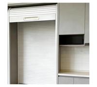 Accordion Folding Door Kit, DIY Roll-Up Tambour Door Kit, ABS, Vertical Sliding, Multiple Sizes(36x28in/91x71cm)