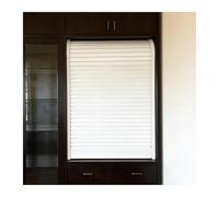 Accordion Folding Door Kit, Retractable Tambour Door Kit Tracks Handle DIY Storage Closet Multiple Sizes(26x24in/66x61cm)