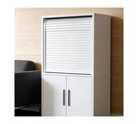 Accordion Folding Door Kit, Tambour Roll Up Door for RV Closet Wardrobe Kitchen Storage Multiple Sizes(44x30in/112x76cm)