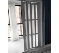 Accordion Folding Door, PVC Sliding Room Divider for Bedroom and Living Room, Interior Multipurpose Door