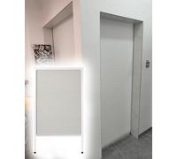 Accordion Folding Door Screen - Retractable Room Divider for Bedrooms and Doorways, Easy Pull-Down Installation