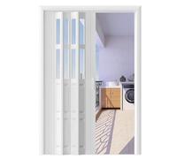 Accordion Folding Door - Versatile Room Divider for Home & Office Adjustable Sizes 21" to 79" Space Saving Design Stylish & Functional Solution