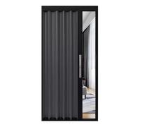 Accordion Folding Doors, Heavy Duty Aluminum Room Divider, Includes Lock for Small Spaces and Laundry Rooms