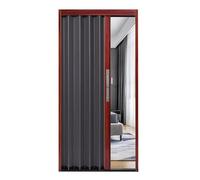 Accordion Folding Doors, Heavy Duty Aluminum Room Divider, Includes Lock for Small Spaces and Laundry Rooms