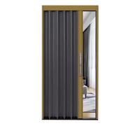 Accordion Folding Doors, Heavy Duty Aluminum Room Divider, Suitable for Small Spaces and Laundry Rooms, Includes Lock,