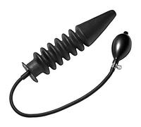 Accordion Inflatable XL Anal Plug Black
