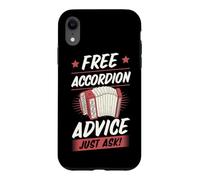 Accordion Instructor Coach Free Accordion Advice Just Ask Case for iPhone XR