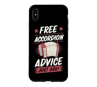 Accordion Instructor Coach Free Accordion Advice Just Ask Case for iPhone XS Max