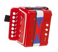 Accordion instrument for kids - small musical toy with seven keys, lightweight portable educational music equipment | First Melody Creator for from three years and beginners, le