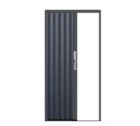 Accordion Locking Door Panel for Indoor Outdoor Use - Durable Aluminum Folding Sliding Door for Kitchen or Living Room Doorway 203cm Tall, Various Widths Available