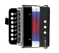 Accordion Mini Musical Instruments - Advanced Premium Portable Musical Accordion For Kids System, Early Childhood Development Educational Music | Boys Girls Children Beginners Birthday Gift P