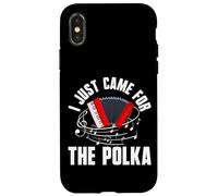 Accordion Player Concert Festival Band Just Came Polka Case for iPhone X/XS