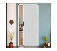 Accordion Room Divider Sliding Folding Privacy Door, No-Drill Honeycomb Design for Space Saving in Interior Rooms