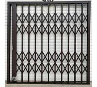 Accordion Security Window Grilles Metal, Lockable Burglar Bars for Windows