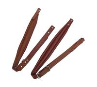 Accordion Shoulder Belts, Portable Soft PU Adjustable Shoulder Belts Straps for 16 to 120 Bass Accordion (Coffee