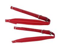 Accordion Shoulder Straps - Adjustable Waterproof Carrying Harness with Padded Padding Ergonomic Back Support System for Instrument Use From 16 Bass to 120 Basses, Equipment D, Red, Se référer à la
