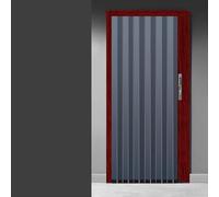 Accordion Sliding Door Folding Door with Aluminum Alloy Track 74x96in (188x243.8cm) Ideal for Bedroom Kitchen Laundry Room BathroomA04 Model