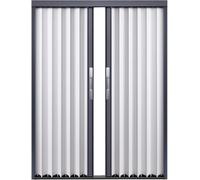 Accordion Sliding Door for Hallway Bedroom, Easy Installation on Track, Space-Saving Room Divider