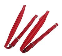 Accordion Straps,Thick Soft Pads Shoulder Harness Strap Adjustable Accordion Harness Strap with Wear Resistant Waterproof Durable for 16-120 Bass Accordions(red)