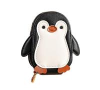 Accordion Wallet PU Leather Penguin Zip Accordion