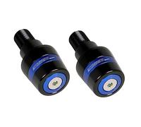 Accossato Pair of Counterweights with Blue Coloured Insert for Handlebars with Thread M16 X 1.5 for Yamaha Xp 500 T-Max 2001 to 2007 (CC 500)