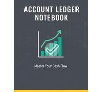 Account Ledger Book - Simple Accounting Log Book for Small Business, Home, or Office | Expense Tracker, Payment Record & Balance Sheet | 7.5 x 9.25 Inch, 120 Pages