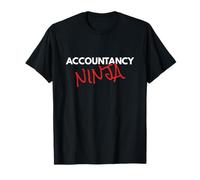 Accountancy Ninja Fun Accountant Bookkeeping Finance T-Shirt