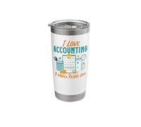 Accountant Bookkeeper Accounting I Love Accounting It Makes Stainless Steel Insulated Tumbler