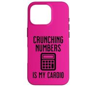 Accountant Crunching Numbers Is My Cardio Accounting Finance Case for iPhone 16 Pro