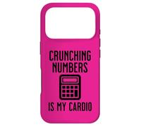 Accountant Crunching Numbers Is My Cardio Accounting Finance Case for iPhone 17 Pro