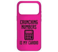 Accountant Crunching Numbers Is My Cardio Accounting Finance Case for iPhone 17 Pro Max