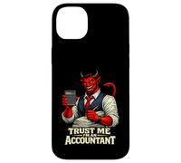 Accountant Devil | Protest Humor Satan No Corporate Greed Case for iPhone 14 Plus