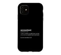 Accountant Dictionary Funny Tax Prep Case for iPhone 11