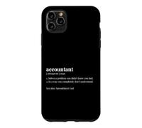 Accountant Dictionary Funny Tax Prep Case for iPhone 11 Pro Max