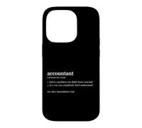 Accountant Dictionary Funny Tax Prep Case for iPhone 14 Pro