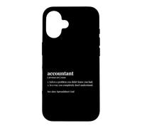 Accountant Dictionary Funny Tax Prep Case for iPhone 16