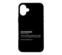 Accountant Dictionary Funny Tax Prep Case for iPhone 16 Plus