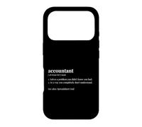 Accountant Dictionary Funny Tax Prep Case for iPhone 17 Pro