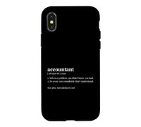 Accountant Dictionary Funny Tax Prep Case for iPhone X/XS
